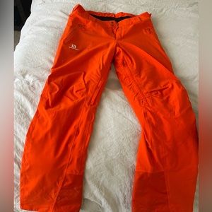 Insulated Men’s Ski and Snow Pants Salomon Size Large